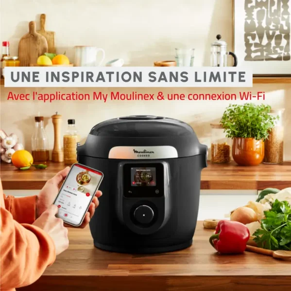 Cookeo Wifi 9-en-1 Noir Ref CE952810 – Image 2