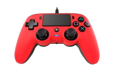 NACON Manette PS4 Filaire Rouge