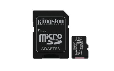 MicroSD 128GO KINGSTON UHS-I CANVAS CL10