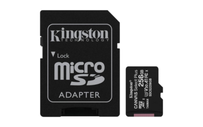 MicroSD 256Go Kingston UHS-I c10 U3 +Adapt.