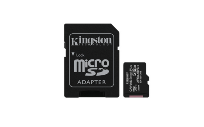 MicroSD 512Go Kingston UHS-I Canvas CL10