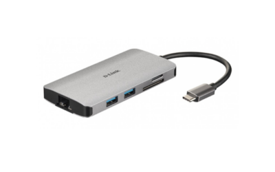 D-LINK DUB-M810 Dock Station USB-C 100W avec HDMI/GbLAN/USB-C/3xUSB3