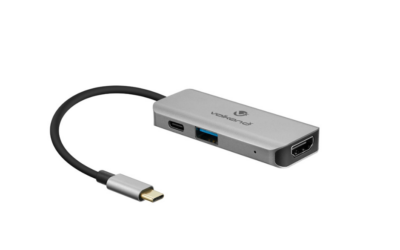 VOLKANO VK-20209-BK CORE Adaptateur USB-C vers HDMI/USB3.0/USB-C