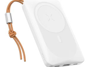 VEGER VG-W1151-W MagOn – Batterie Externe Magnétique 10 000 mAh – Blanc