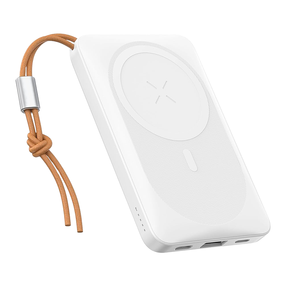 VEGER VG-W1151-W MagOn – Batterie Externe Magnétique 10 000 mAh – Blanc