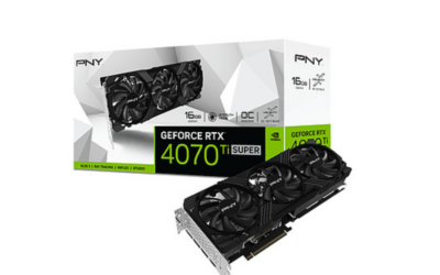 Carte Graphique Nvidia PNY GeForce RTX 4070 Ti Super Verto Triple Fan OC 16Go