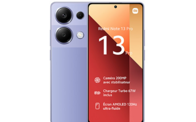 Xiaomi Redmi Note 13 Pro 8/256Go 4G Lavender Purple