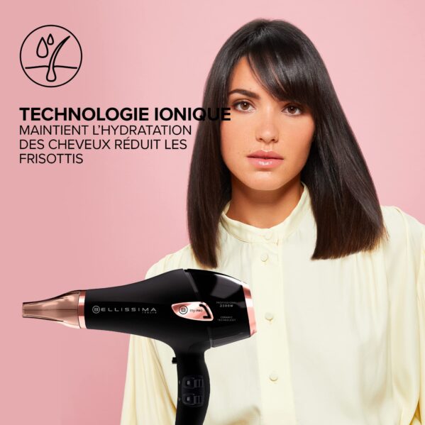 SECHE CHEVEUX PRO BELLISSIMA CERAMIC P5 2300W 3800 1166 – Image 4