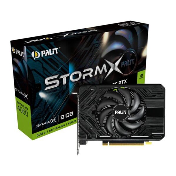 Carte Graphique Nvidia Palit GeForce RTX 4060 StormX 8Go Mini ITX