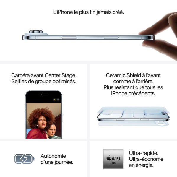 Apple iPhone Air 256 Go Bleu ciel – Image 3