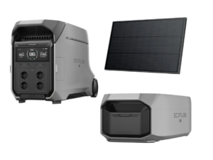 PACK Station Delta PRO 3 Ecoflow  + Batterie supplémentaire ( 2 panneau 500W Bifacial offert)