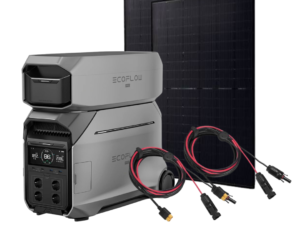 Pack Delta PRO 3 Ecoflow + Batterie supplémentaire + 2x Panneau 500W rigide + 2x Mc4 3.5m