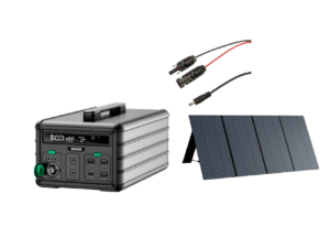 Pack SUPERBASE 1000M + CABLE MC4-DC + Panneau pliable 200W (DESTOCKAGE)