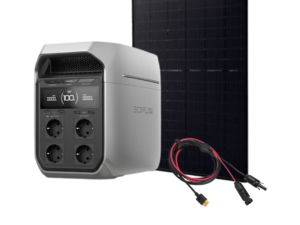 Pack EcoFlow DELTA 3 + Un panneau rigide 500w + Cable Mc4 3.5m