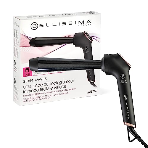 Fer à Boucler Bellissima Glam Waves – Cône Inversé & Ceramic Diamond Keratin