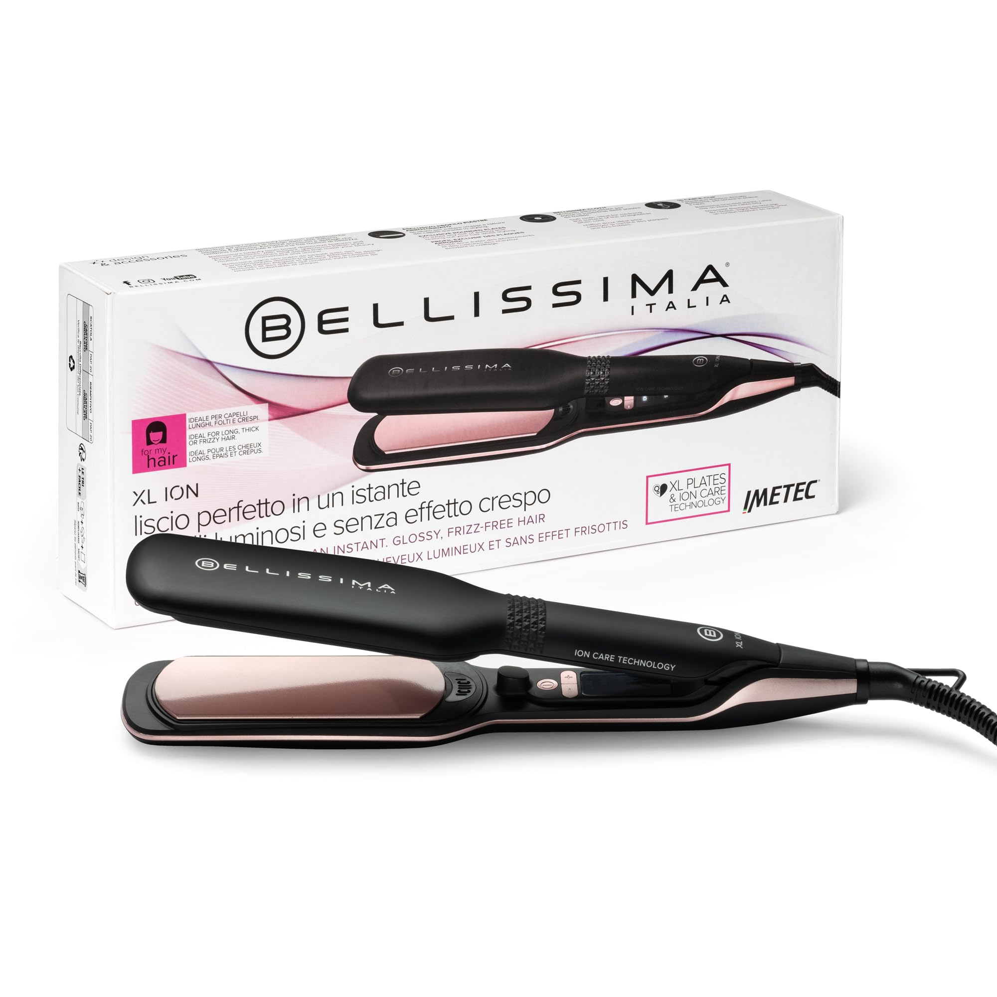 Lisseur Bellissima Creativity XL ION – Ceramic Diamond & Keratin