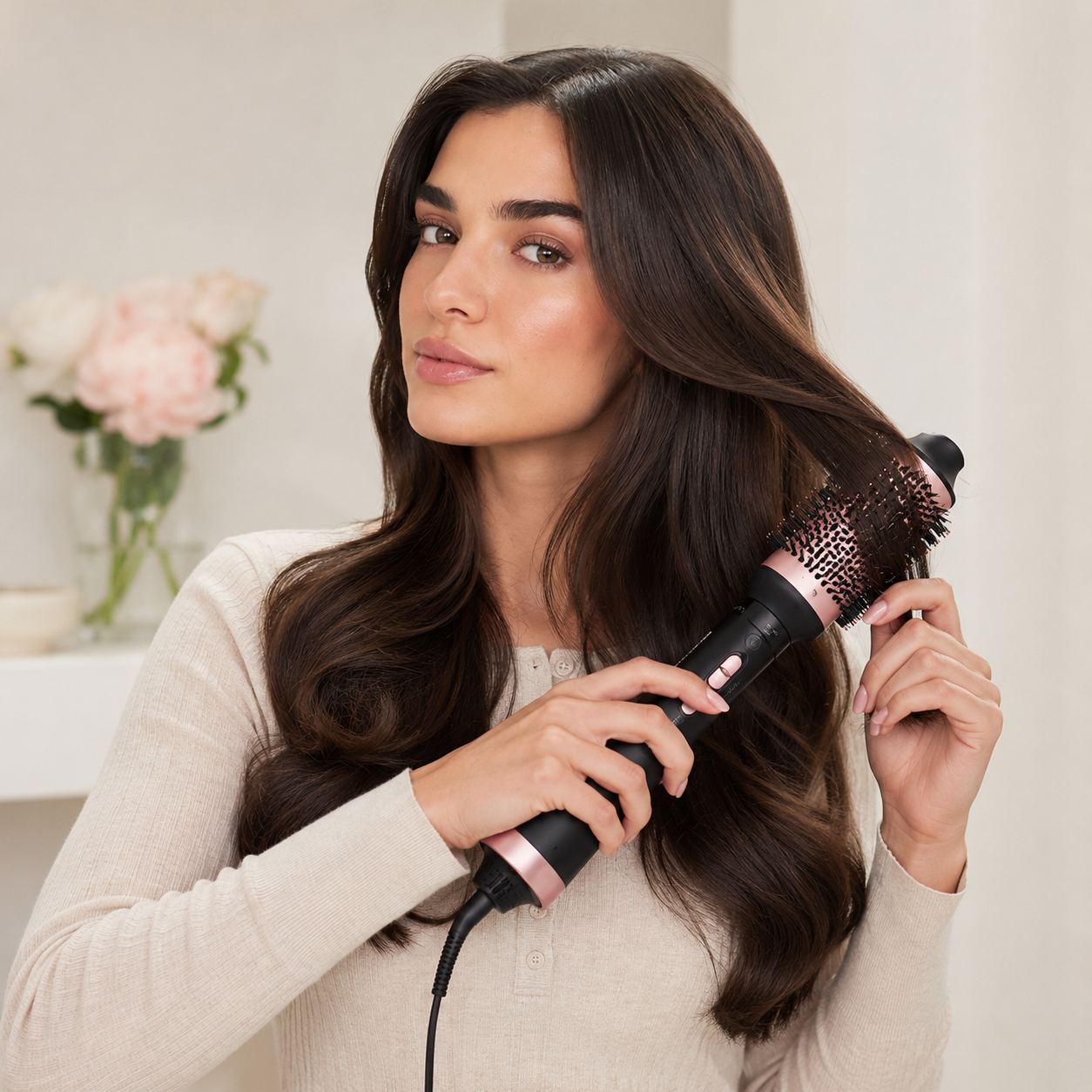 Brosse à Air Chaud Bellissima Volume Dry & Style 1000W – Ionique & Céramique – Image 2