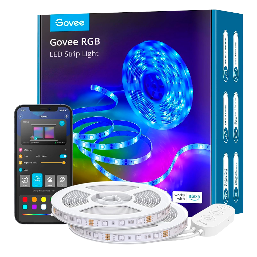 Govee Smart RGB LED Strip 2 × 5 m – H6110