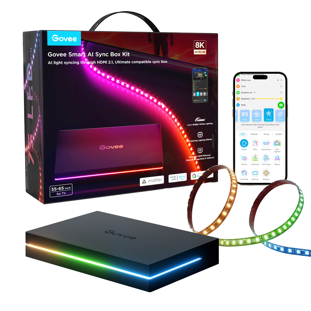 Rétroéclairage TV IA Sync Box 2 - Ultra précis - H8604