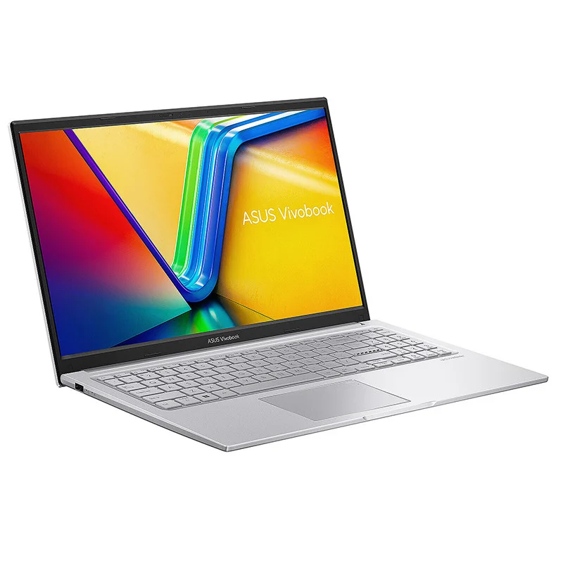 PC Portable ASUS Vivobook Go 15 E1504GA-BQ888W Argent – 15,6″ FHD, Core i3-N305, 8 Go RAM, SSD 512 Go