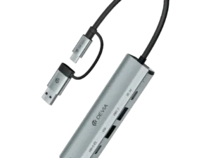 DEVIA Pro2 Hub USB-C 5 en 1 &ndash; Gris Fonc&eacute;