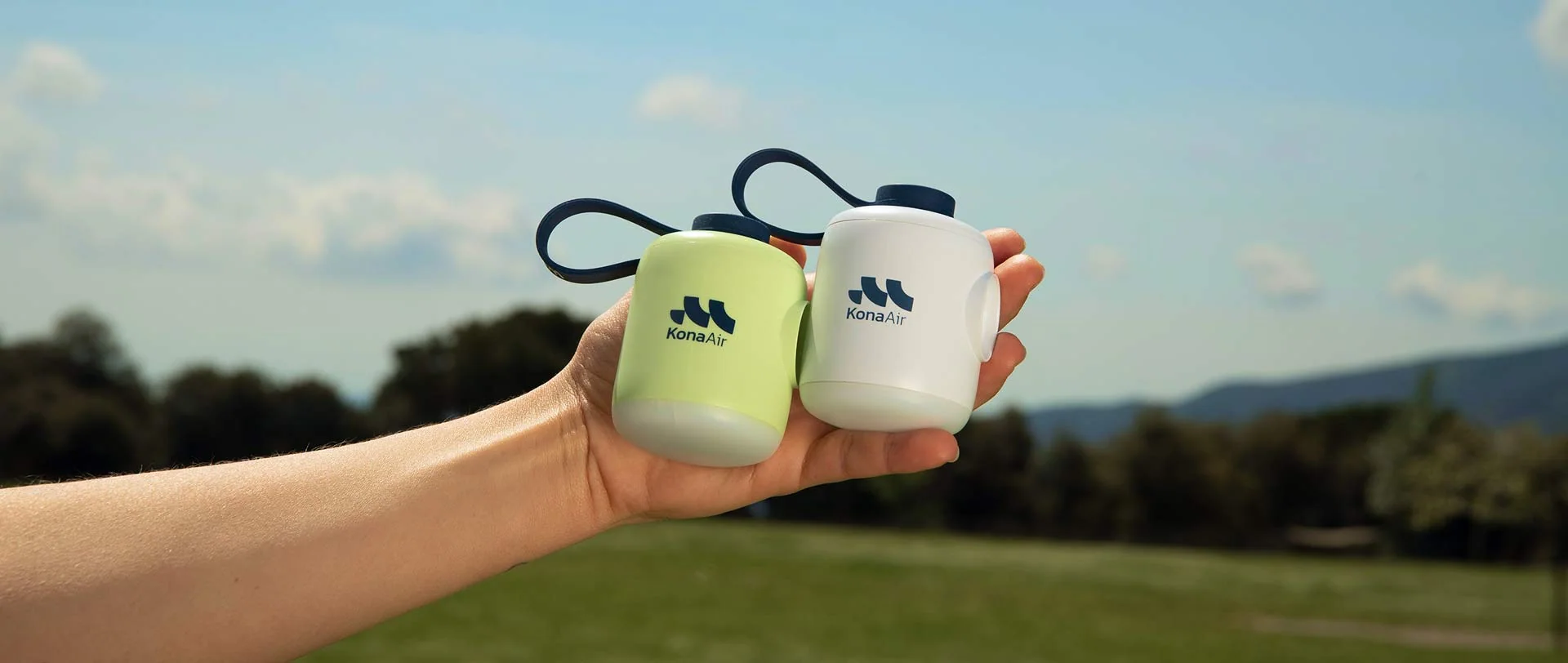 WOOWIND KONA AIR WHITE – Mini Pompe à Air Électrique Sans Fil 200 L/min – Blanc ou Vert – Image 3