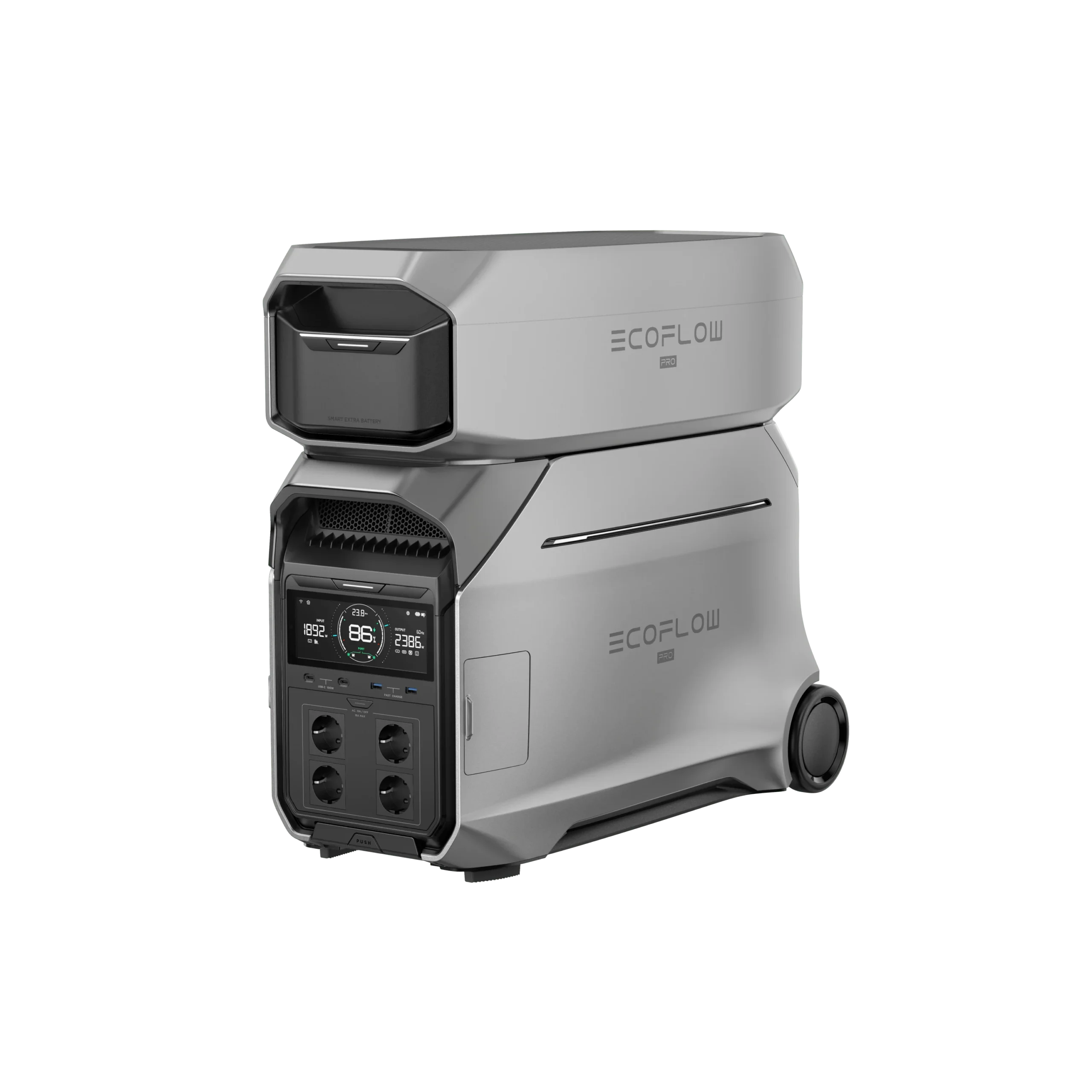 EcoFlow DELTA Pro 3 + Batterie Supplémentaire – 8,192 kWh